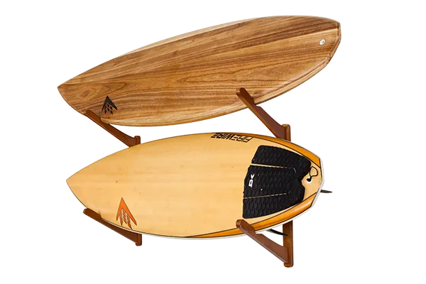 Surfboard Wall Rack - Wooden Double / Triple