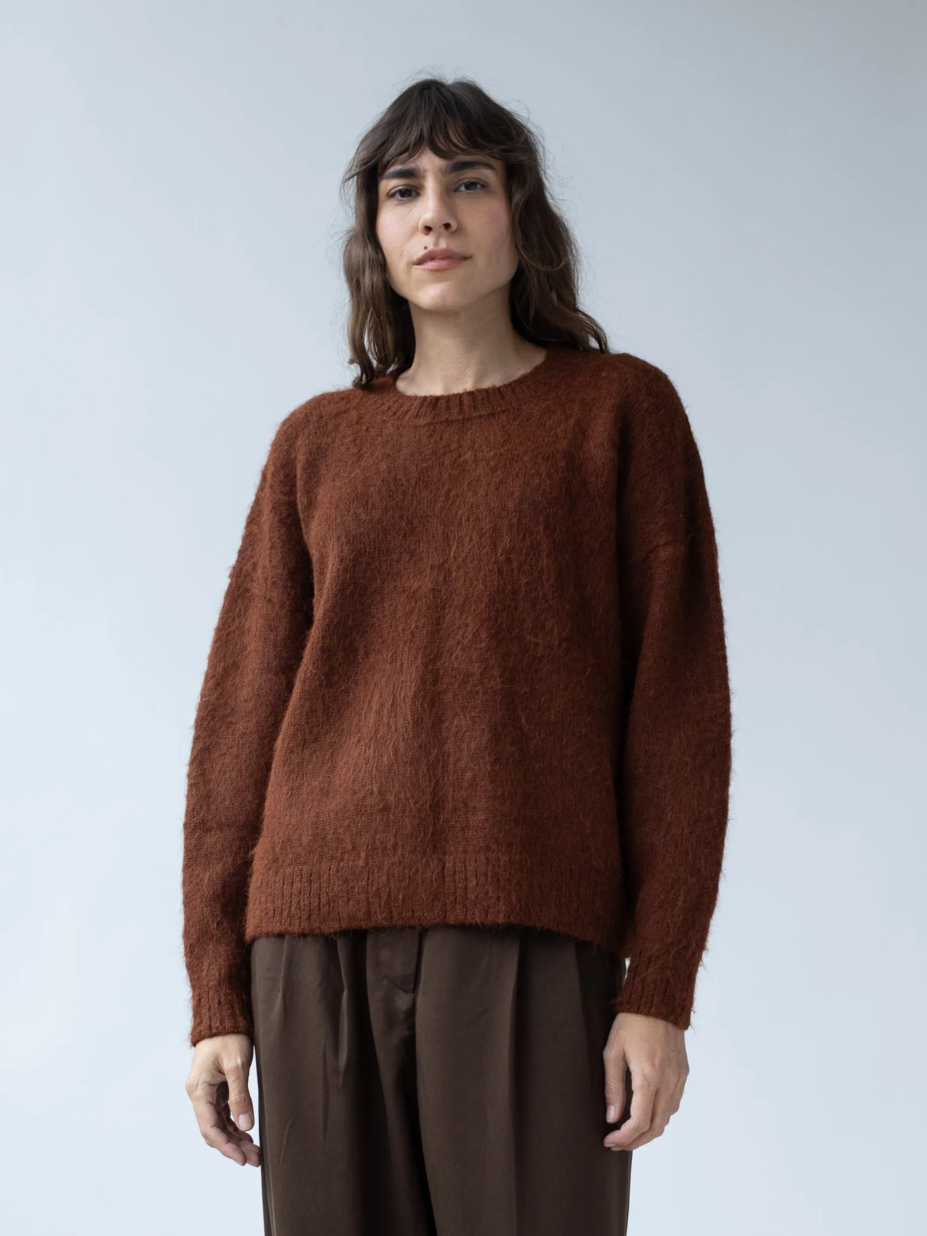 Suri Crewneck in Russet