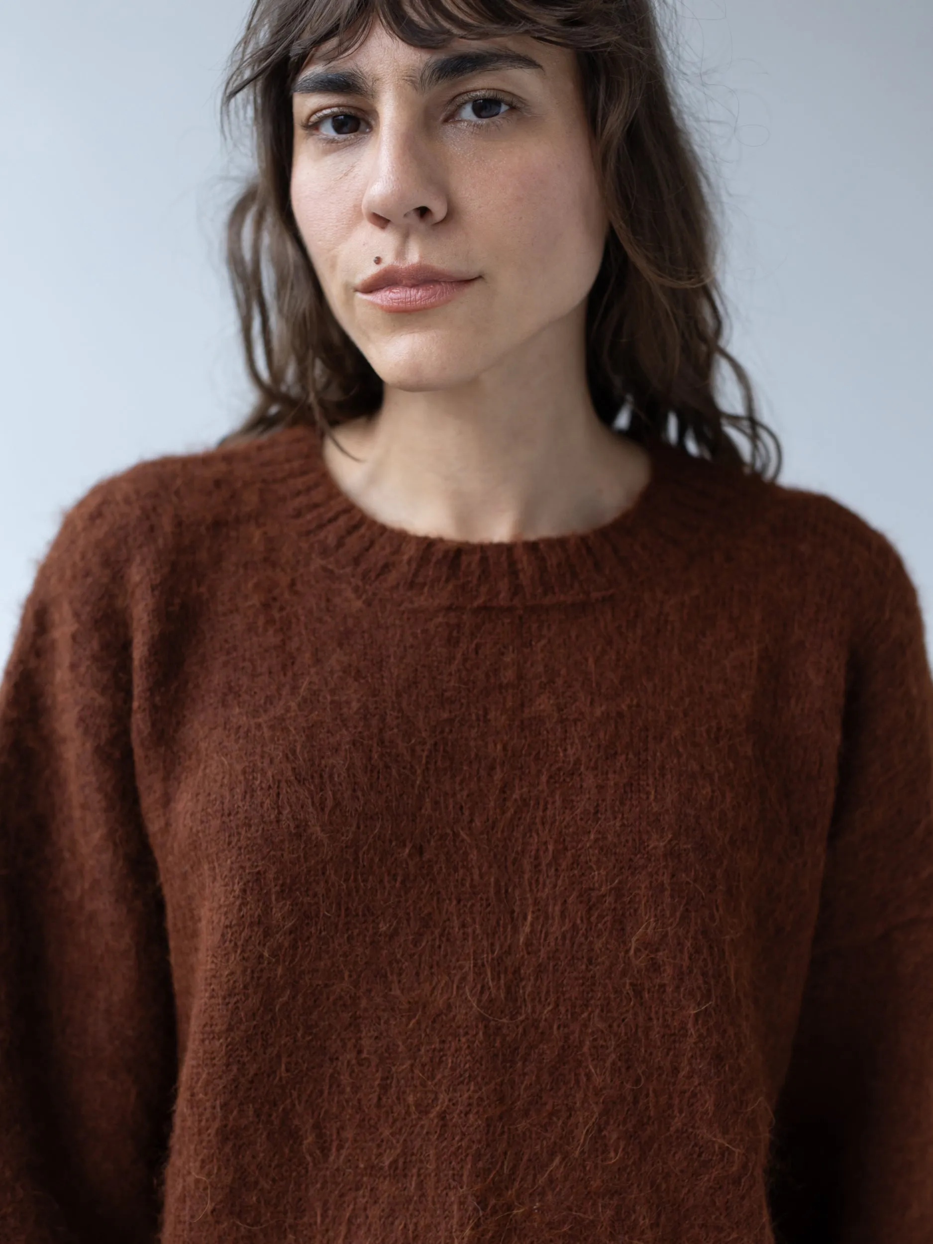 Suri Crewneck in Russet