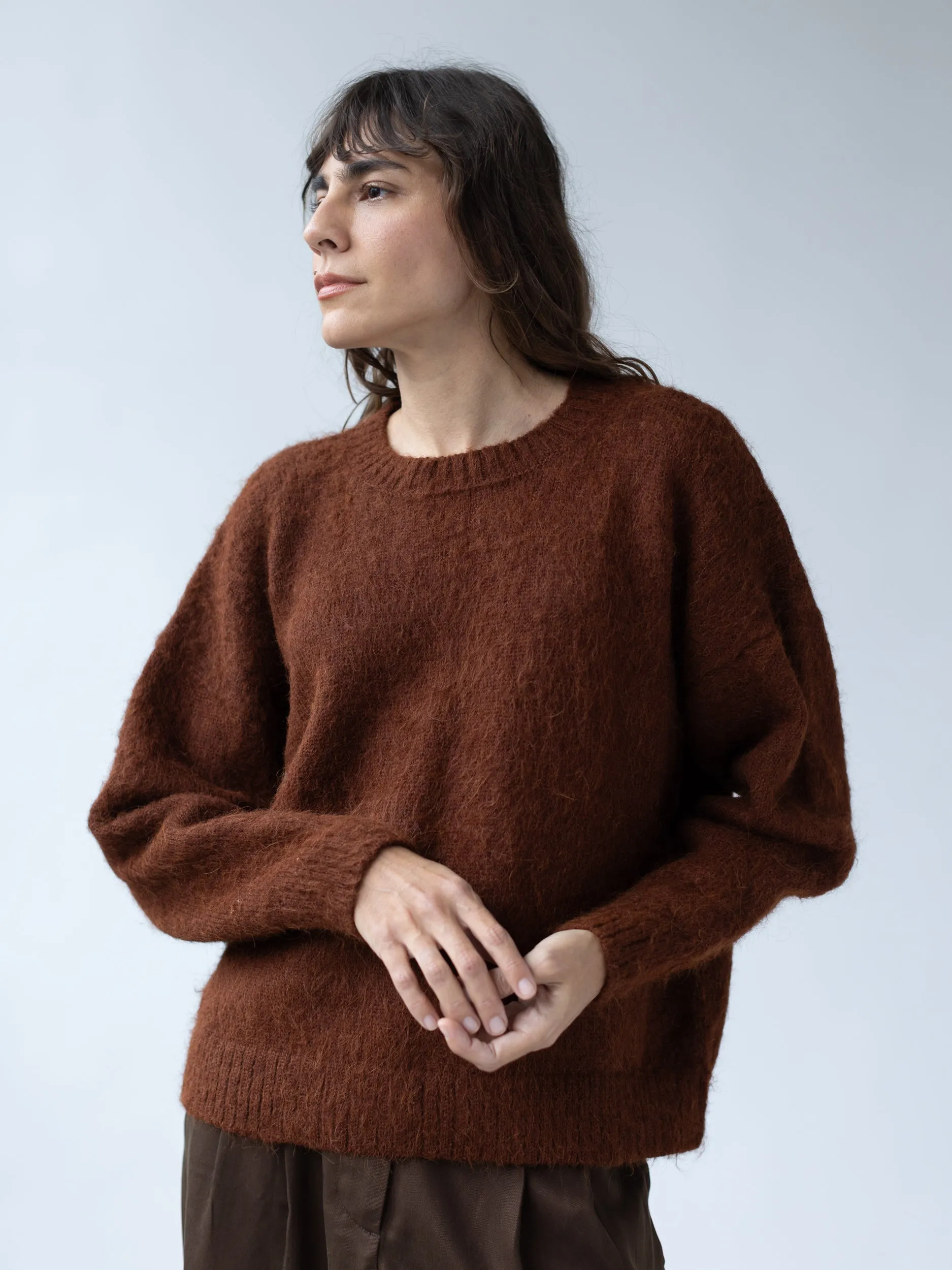 Suri Crewneck in Russet