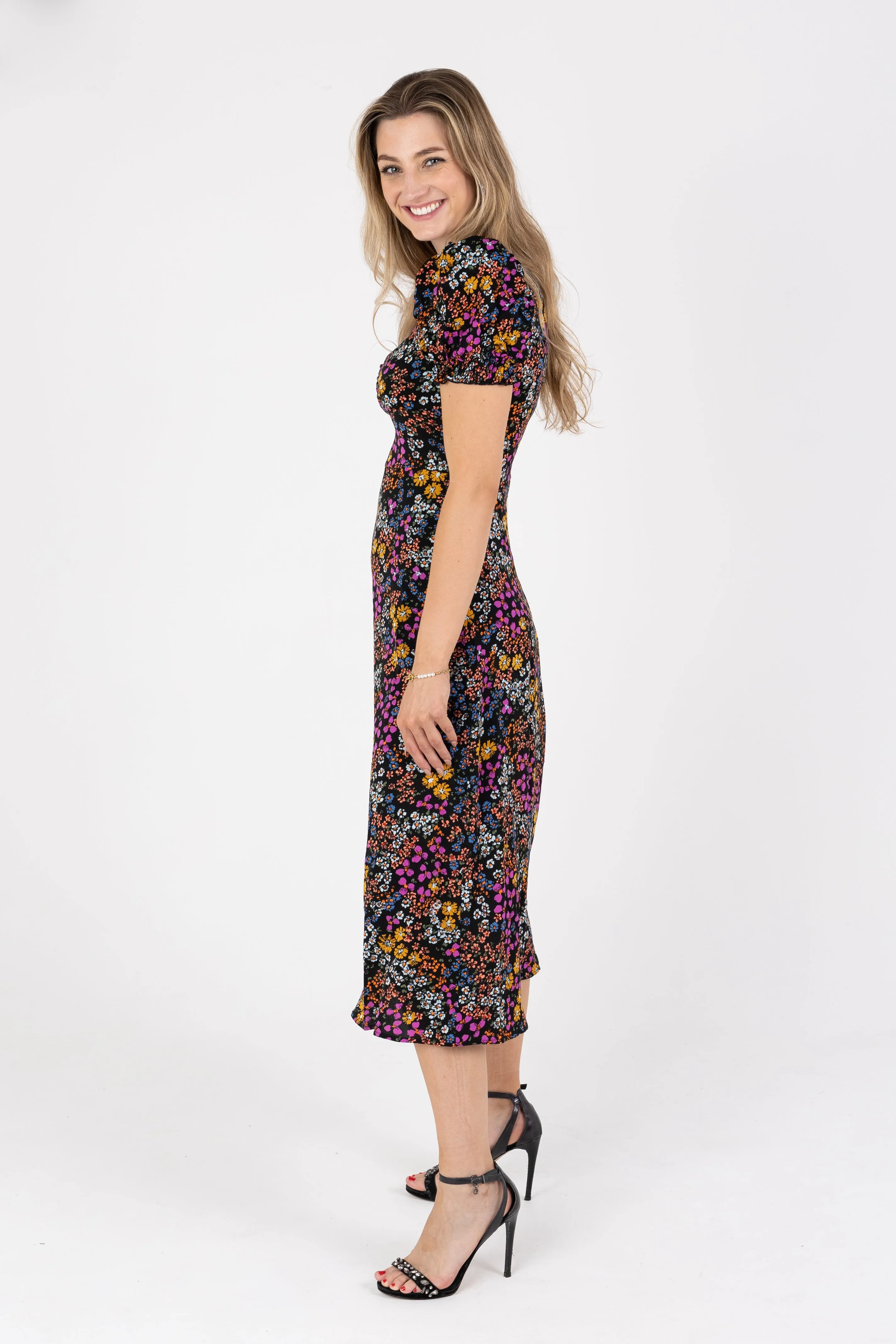 Sweetheart Floral Dress