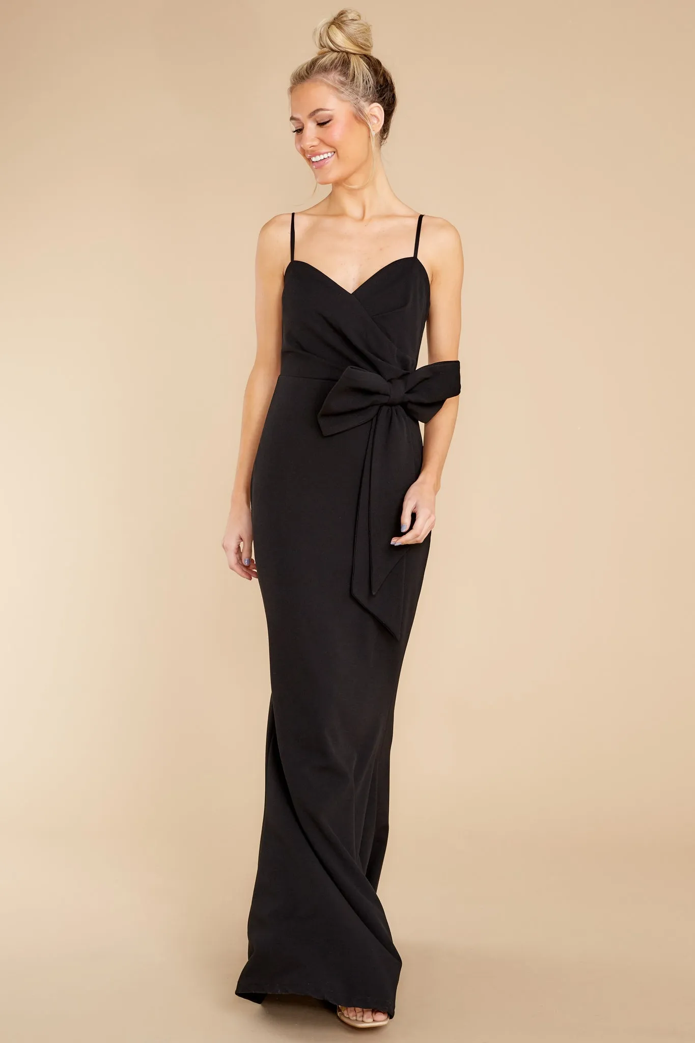 The Perfect Choice Black Maxi Dress