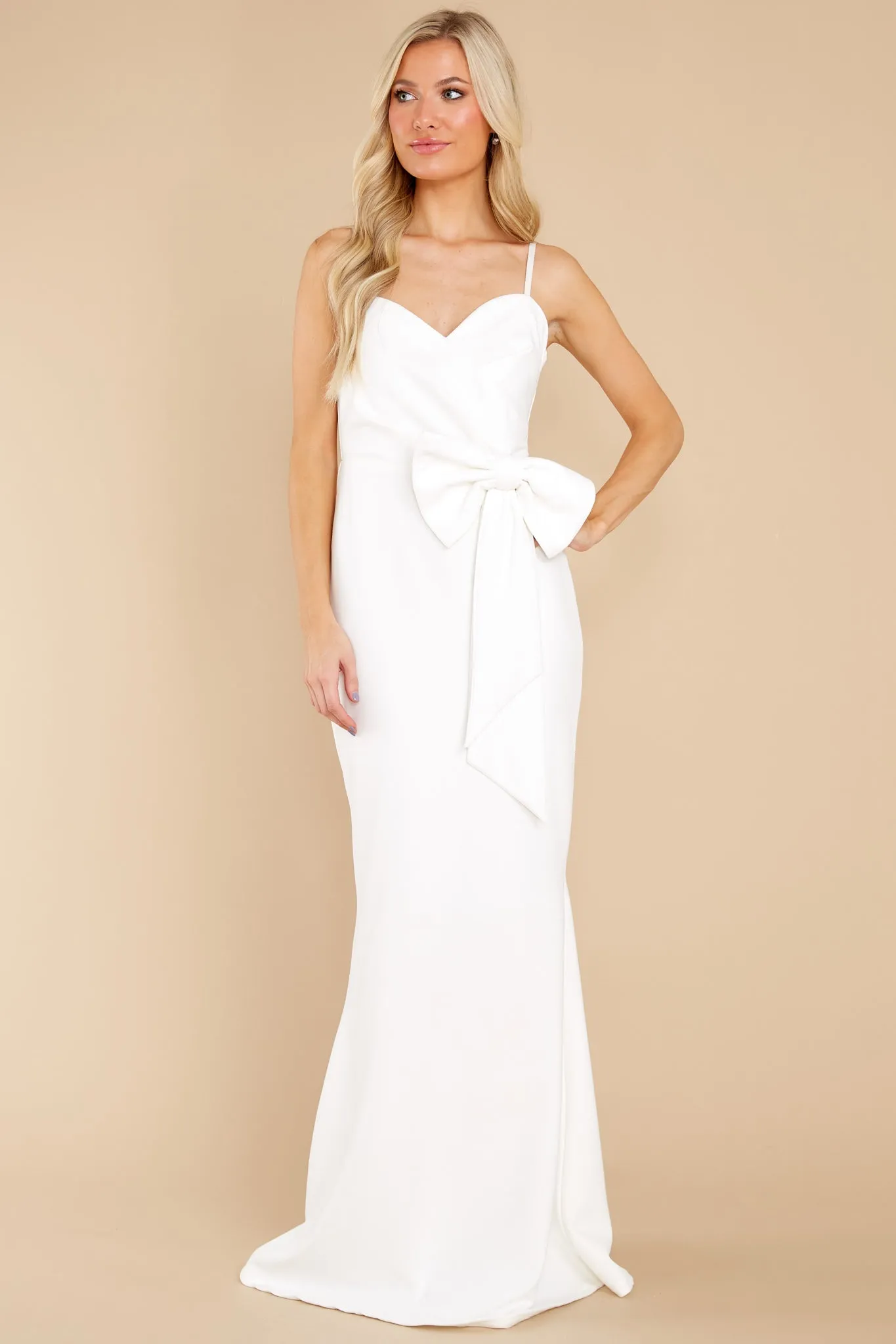 The Perfect Choice White Maxi Dress