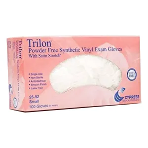 Trilon® Exam Glove, Small, Clear