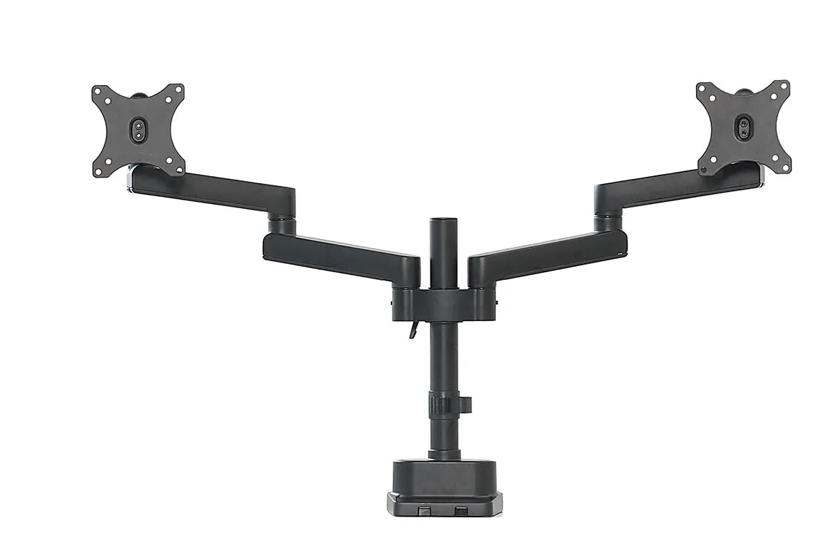 Uplifting Actiflex II Dual Static Monitor Arms and Mount