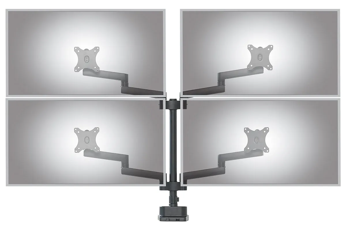 Uplifting Actiflex II Quad Static Monitor Arms