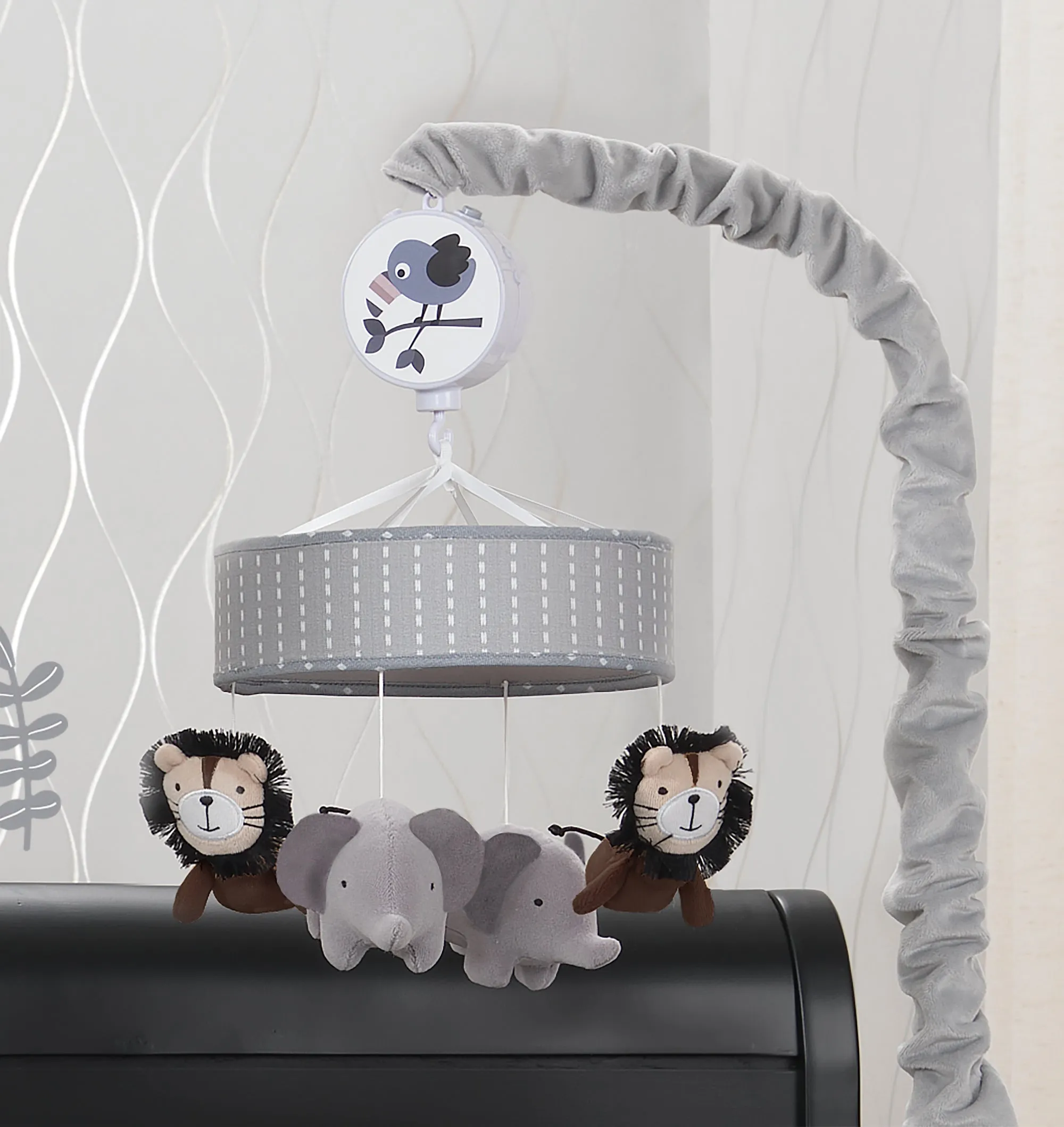 Urban Jungle Musical Baby Crib Mobile