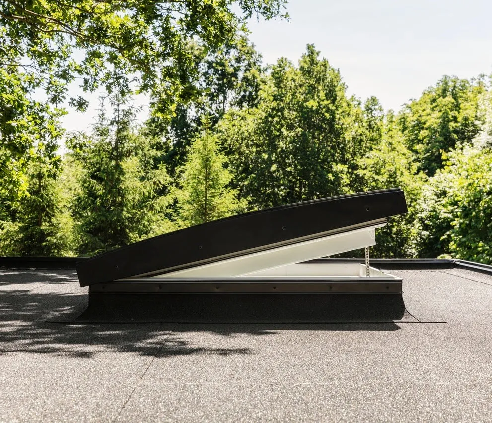 VELUX CVU 200060 1093 INTEGRA® SOLAR Curved Glass Rooflight Package 200 x 60 cm (Including CVU Double Glazed Base & ISU Curved Glass Top Cover)