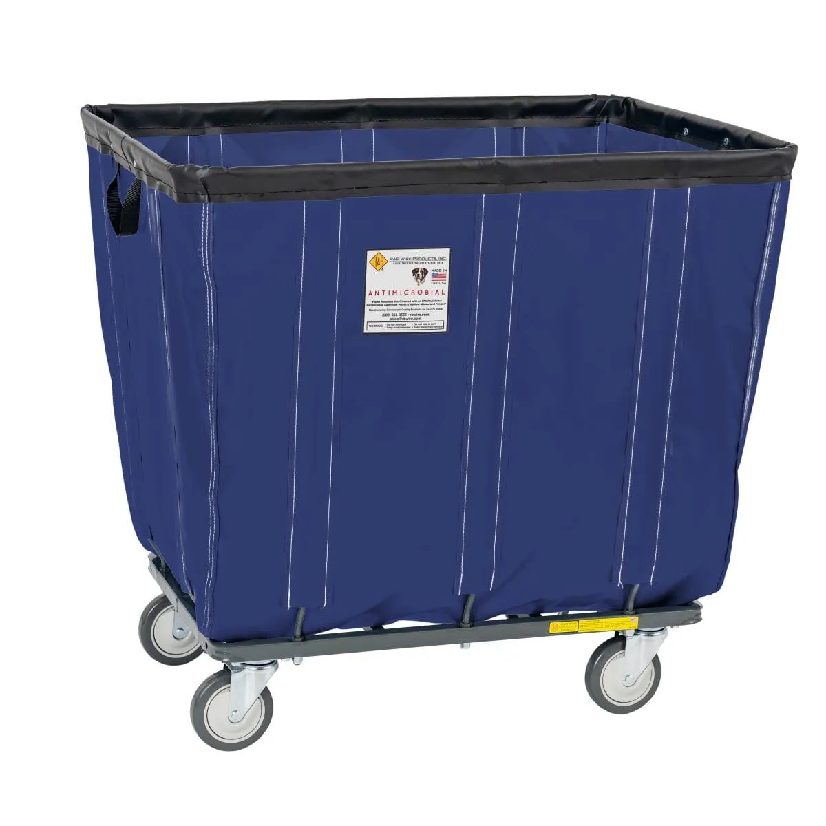 Vinyl Basket Truck w/ Antimicrobial Liner - 16 Bushel