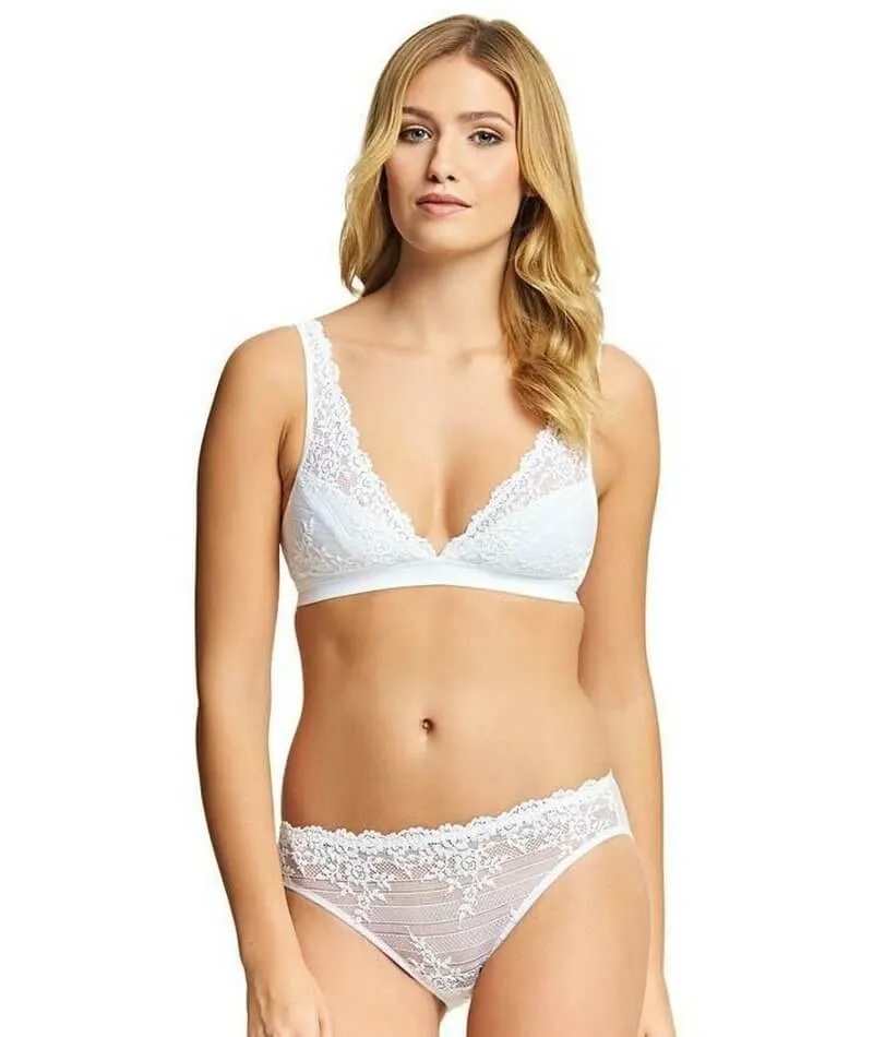 Wacoal Embrace Lace Soft Cup Wire-free Bra - Delicious White