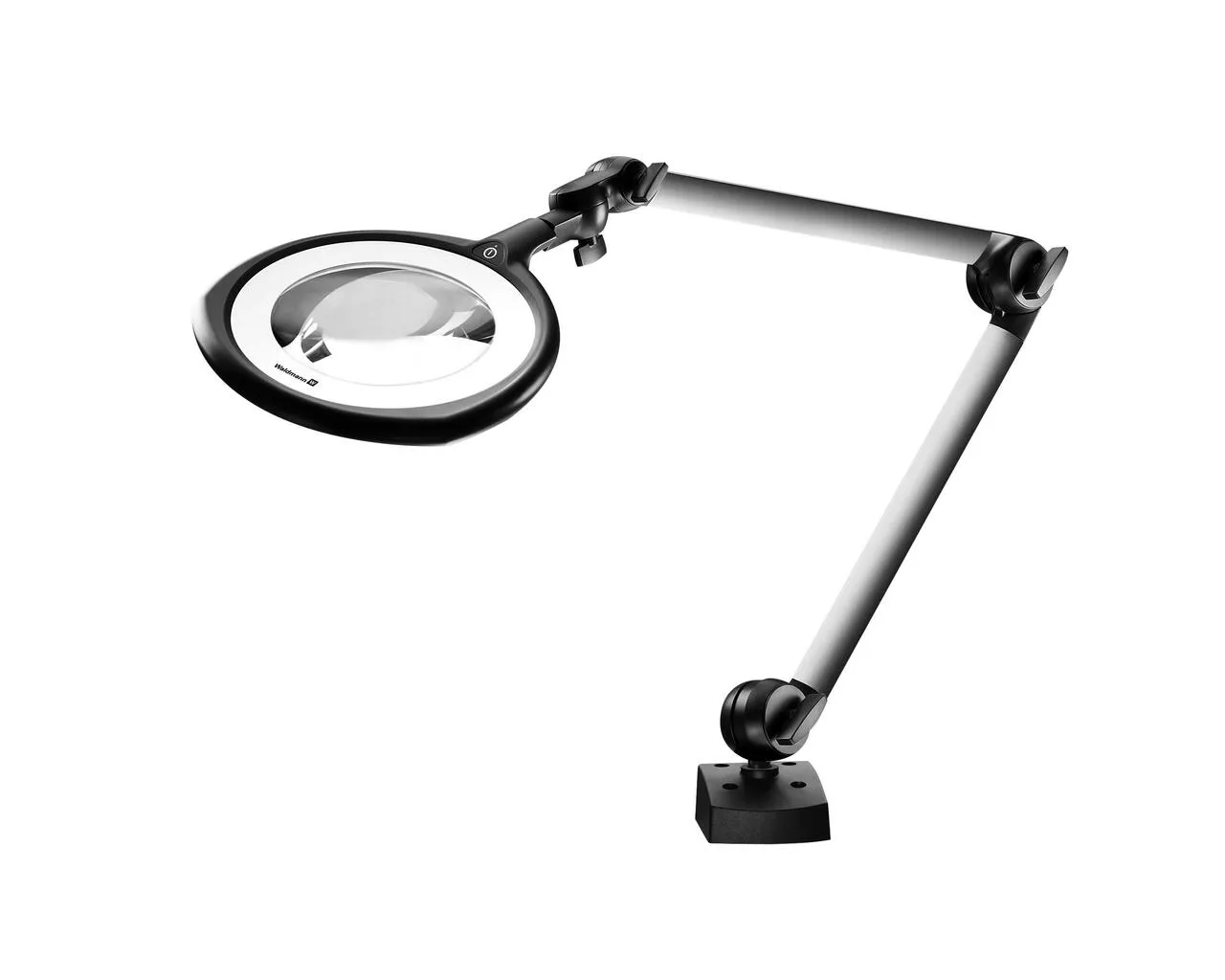 Waldmann 113713000-00805254, TEVISIO LED Magnifier Light, 6 in. Dia. Lens, 31" Art. Arm, 3.5 Diopter