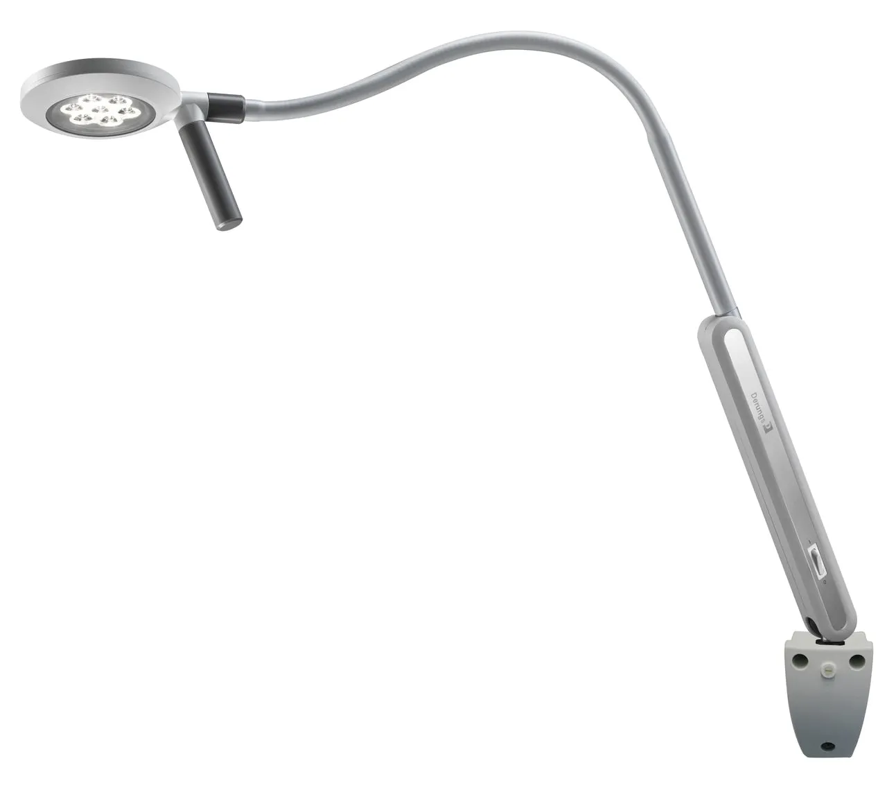 Waldmann D15757120, VISIANO 10-1 P S10 LED Examination Light, Medical Grade, Gooseneck Arm, 4400K, Wall Mount