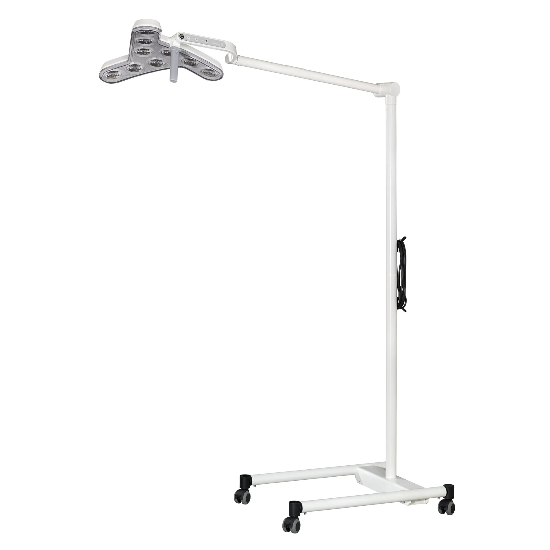 Waldmann D15916000, TRIANGO 100-3 F LED Medical Procedure Light, 100,000 lux, Mobile Floor Stand, Dimming, Color Changing