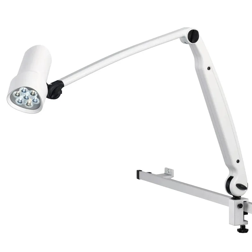 Waldmann D15994950, HALUX N30-1 P F1 Reading Light, Medical Grade, Articulating Arm, 4400K, Rail Mount