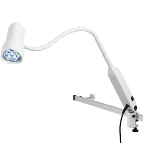 Waldmann D16044150, HALUX N50-3 P SX LED Examination Light, Medical Grade, Gooseneck Arm, 4400K/3800K/3300K, Rail Mount