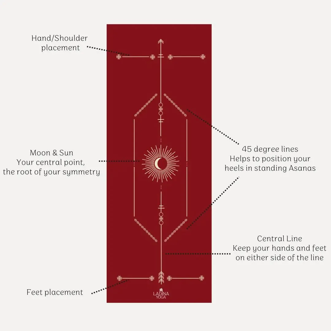 Warrior Red Velvet - Sustainable Yoga Mat