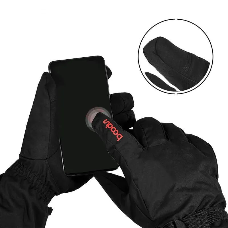 Winter USB Waterproof Heated Gloves | Battery Heated Motorcycle Gloves | Boodun