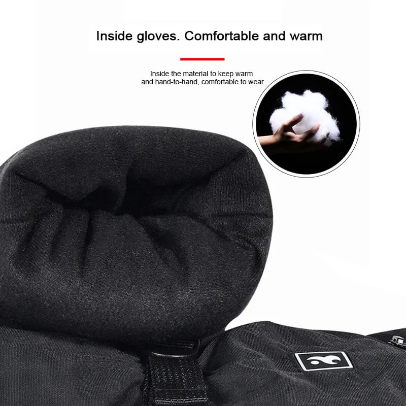 Winter USB Waterproof Heated Gloves | Battery Heated Motorcycle Gloves | Boodun