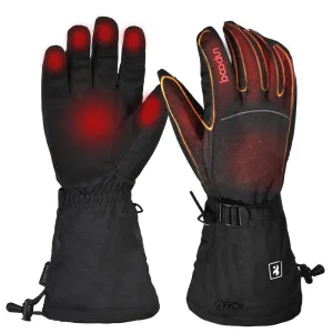 Winter USB Waterproof Heated Gloves | Battery Heated Motorcycle Gloves | Boodun