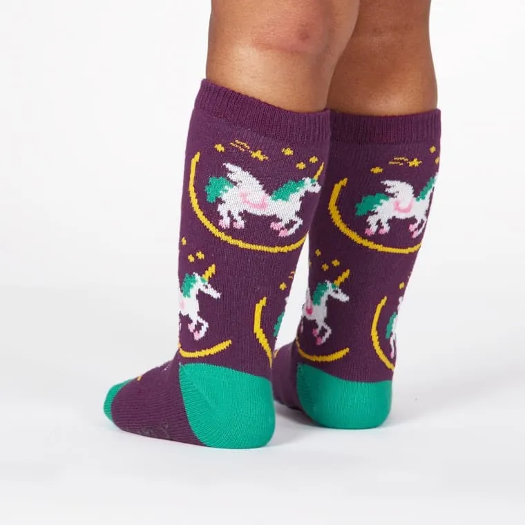 Wish Upon a Pegasus Kids' Knee High Socks