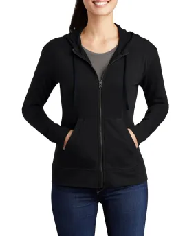 Women's Tri-Blend Full-Zip Hooded Fleece Jacket