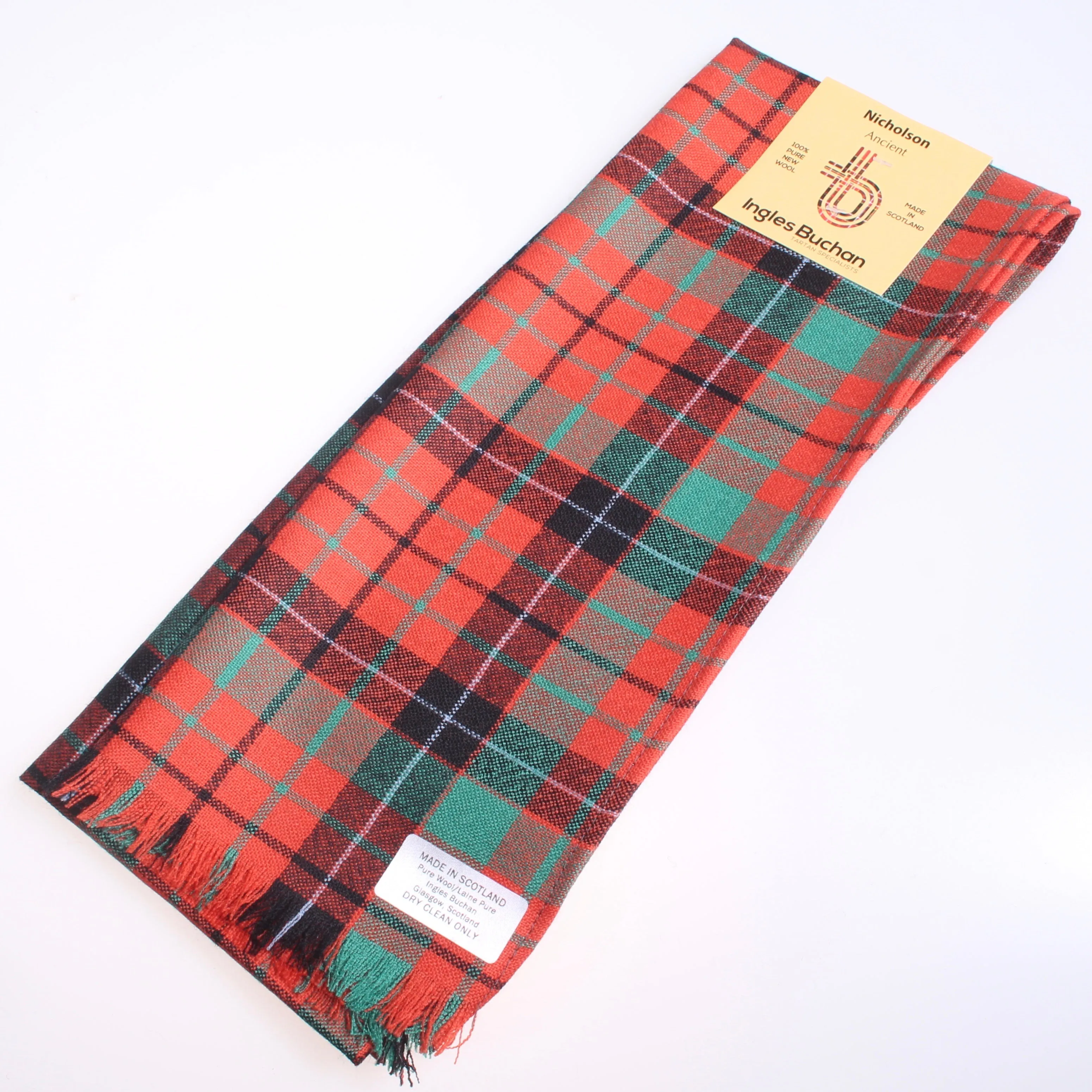 Wool Scarf in Nicholson Ancient Tartan