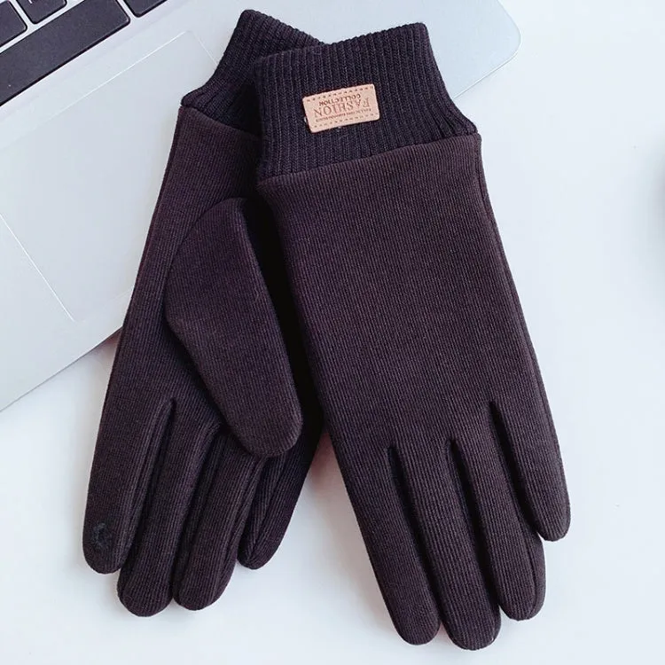 WST-03 Winter Outdoor Cycling Touch Screen Warm Gloves(Black)