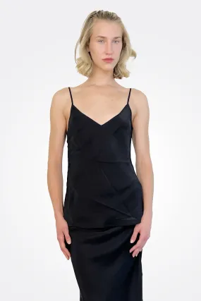 Wyanetta Silk Cami - Black