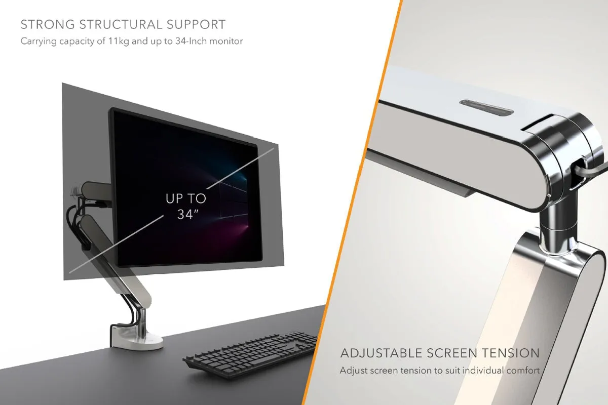 Zgo Dynamic Dual Monitor Arms