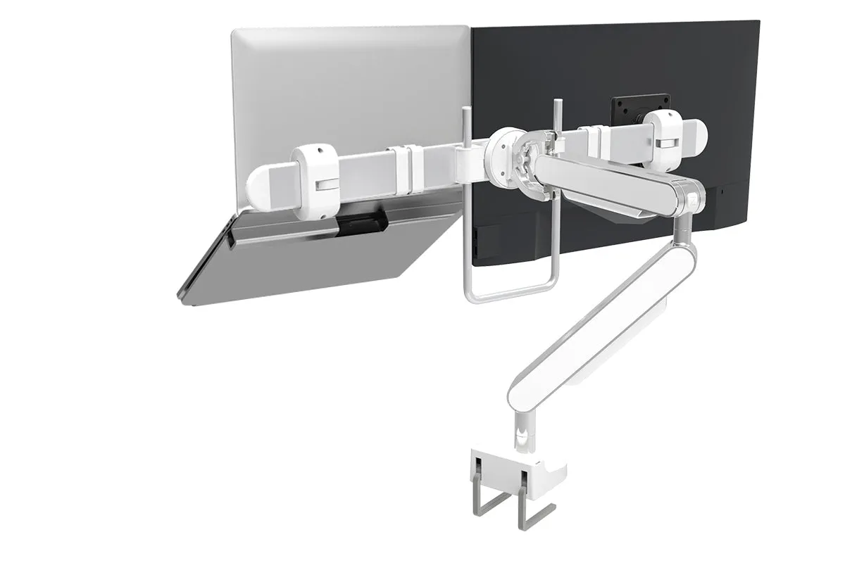 Zgo Dynamic Single Arm with Crossbar for Dual Monitor Arms