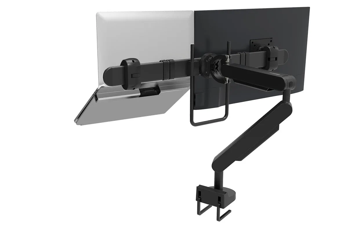 Zgo Dynamic Single Arm with Crossbar for Dual Monitor Arms