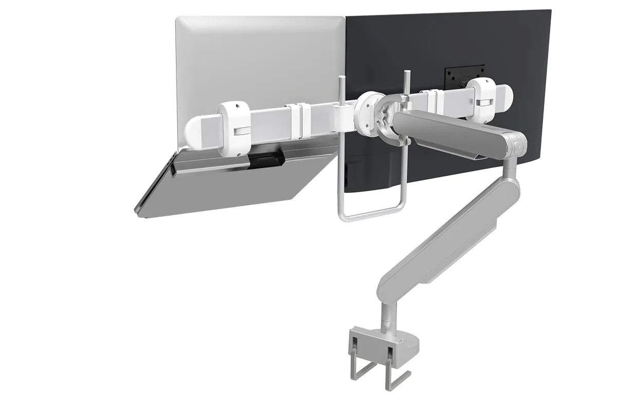 Zgo Dynamic Single Arm with Crossbar for Dual Monitor Arms