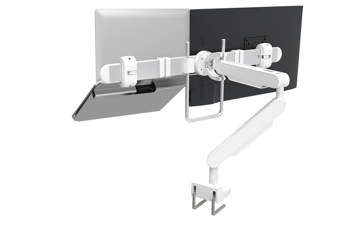 Zgo Dynamic Single Arm with Crossbar for Dual Monitor Arms